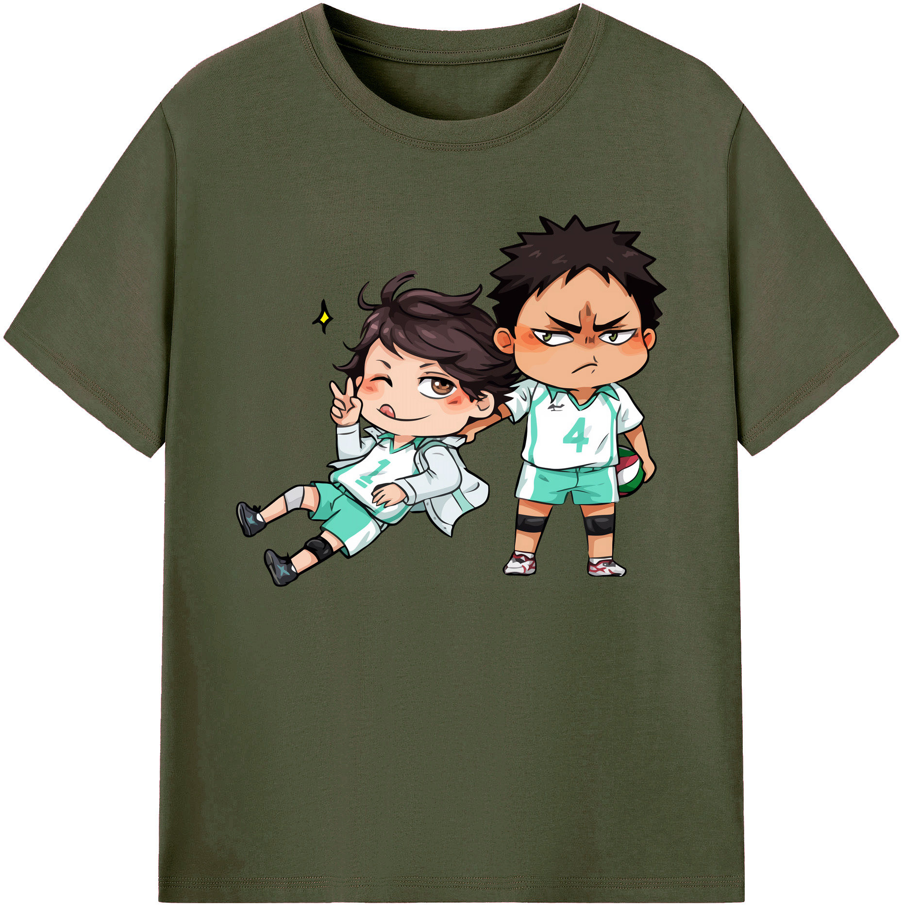 （画像用） ハイキュー!! Haikyu!! 綿100％ メンズ半袖Tシャツ｜肌触りやわらか＆通気性